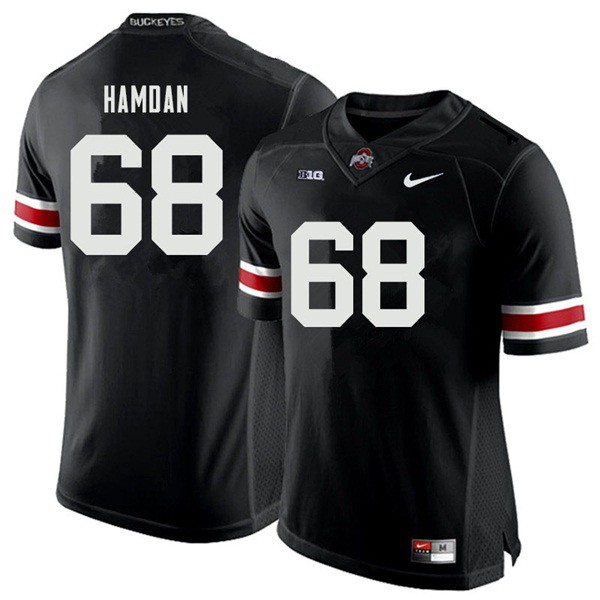 Ohio State Buckeyes #68 Zaid Hamdan Men College Jersey Black